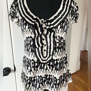 Nanette Lepore chic lady silk top